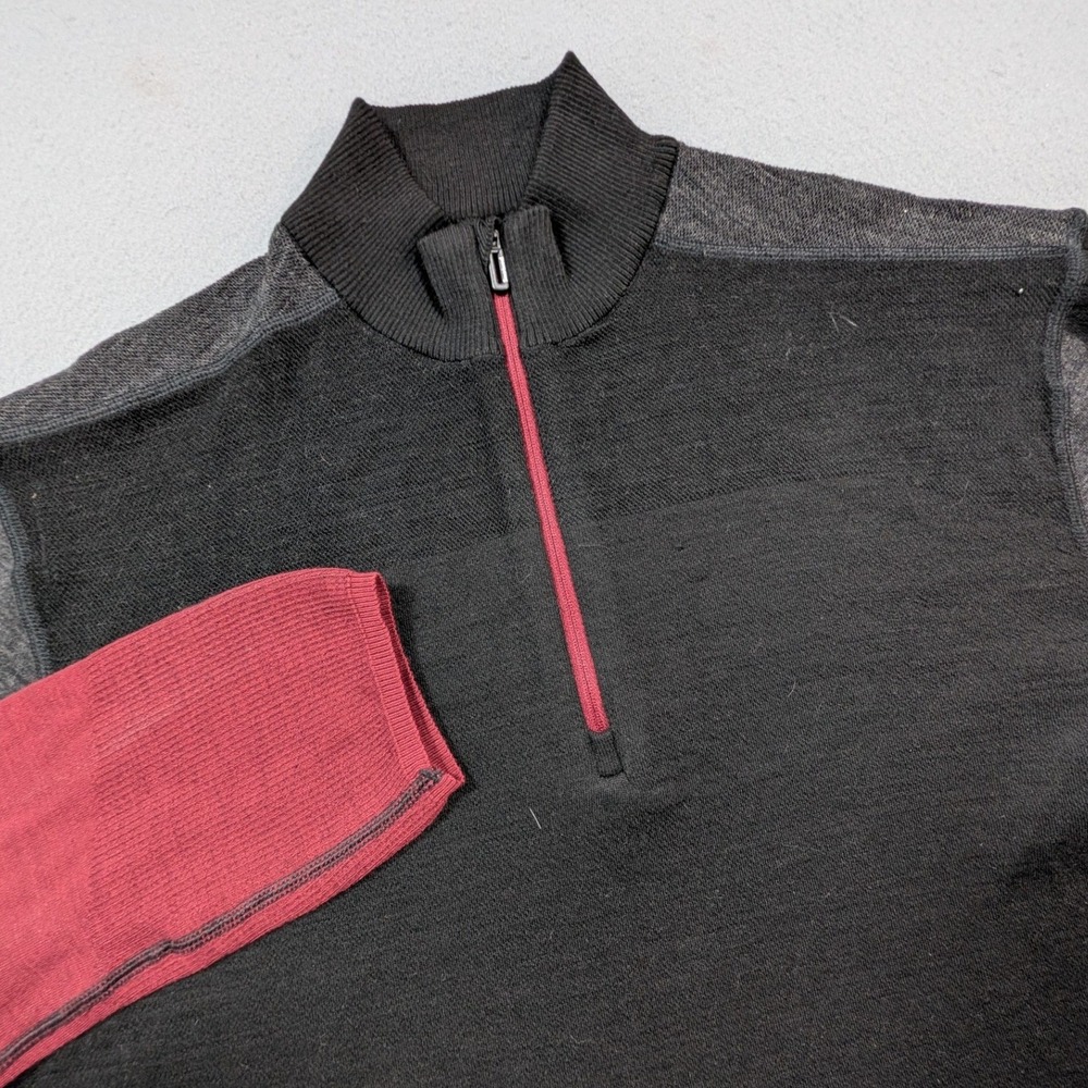 Smartwool Intraknit 200 1/4 Zip Pullover Men‎ XL Merino Wool